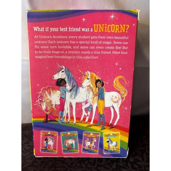 Unicorn Academy books 1-4 Rainbow Adventure - Picture 3 of 5